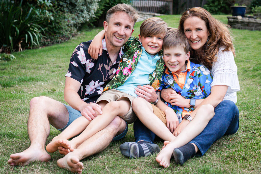 Family Photography in Esher at home